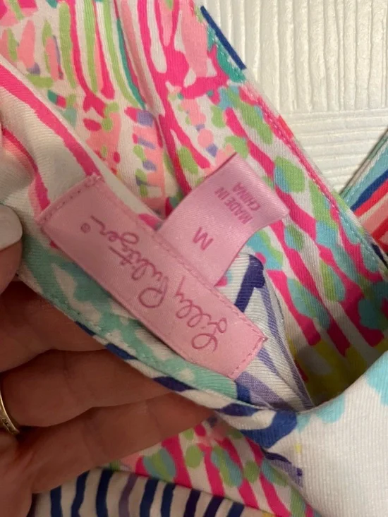 Lilly Pulitzer Pink Multi-Color Floral Print Dress - Picture 4 of 4